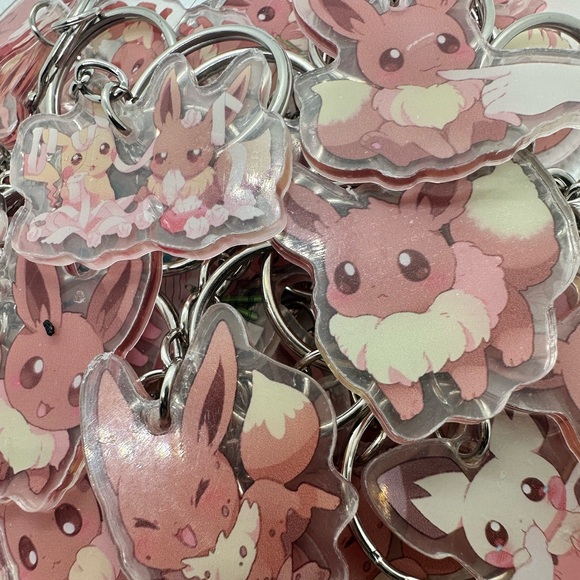 Eevee Keychains/Ornaments - Picture 1 of 5
